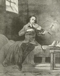 Paganini na prisão (gravura)